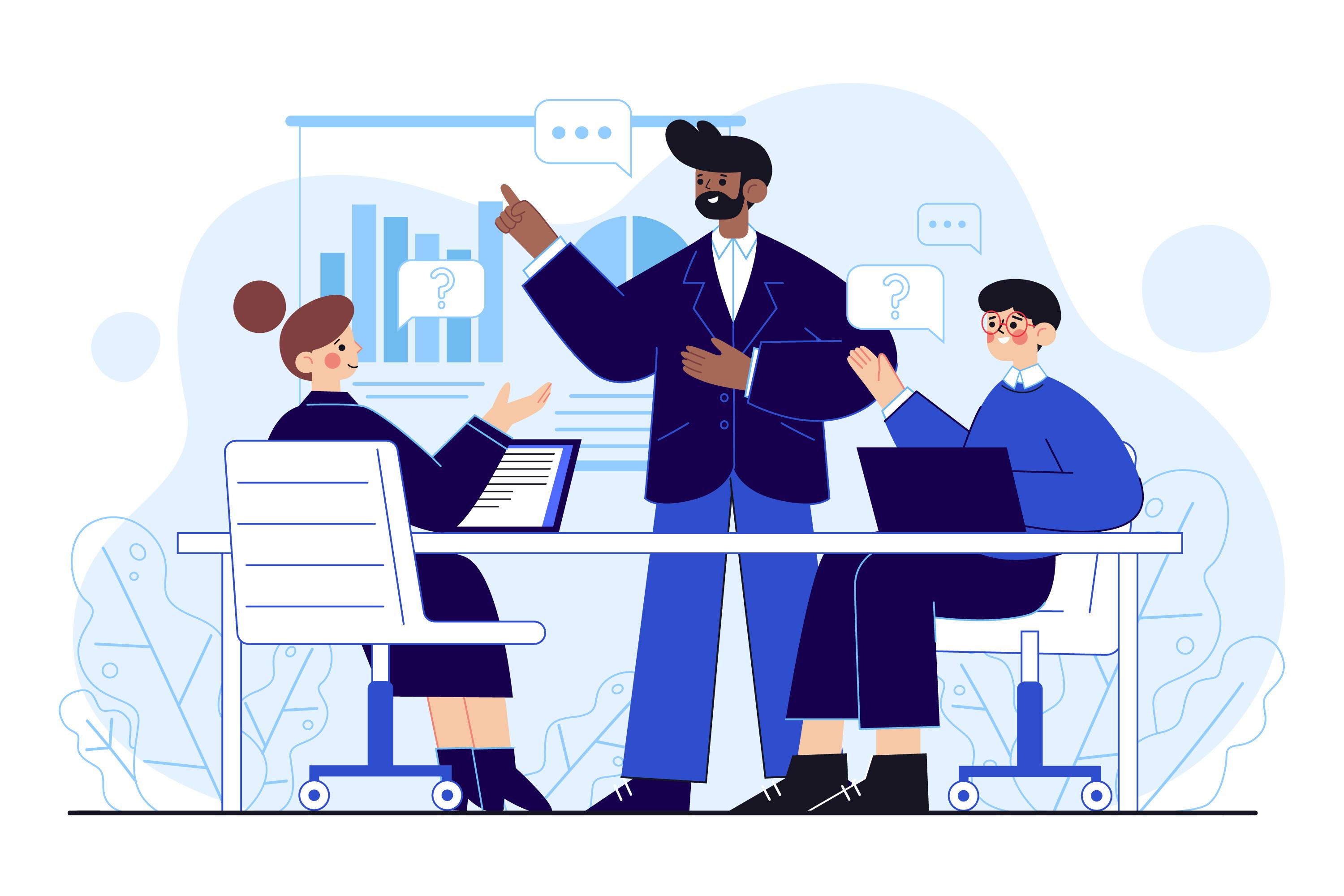 Illustration business intelligence